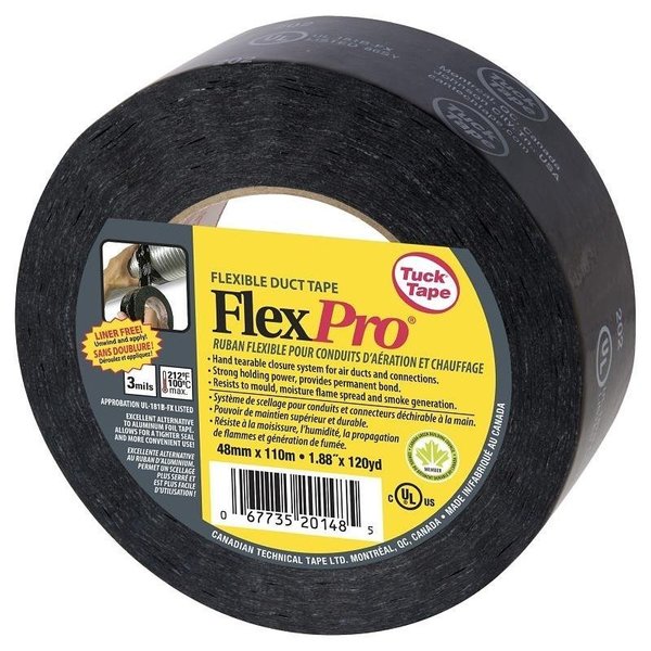 Intertape TUCK TAPE FLEX PRO HVAC Tape, 1203 yd L, 188 in W 2020148110